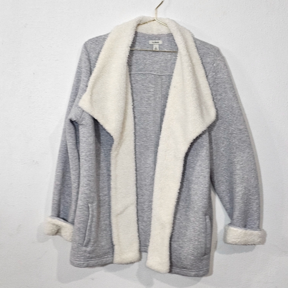 L.L. Bean Cream Sherpa Jacket - Picture 9 of 10